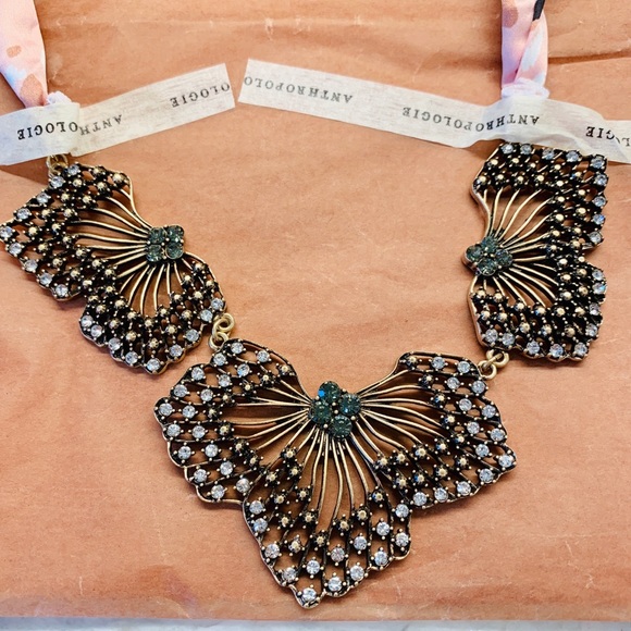 Anthropologie • Jules Floret Tie Ribbon Necklace - Picture 3 of 7